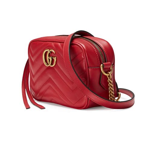 gucci marmont matelasse shoulder bag red|Gucci gg matelassé small bag.